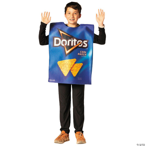 Kids Doritos™ Cool Ranch Bag Tunic Costume - Extra Large 14-16
