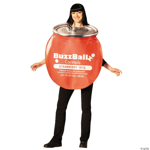 Adults Buzzballz® Strawberry 'Rita Tunic Costume - One Size