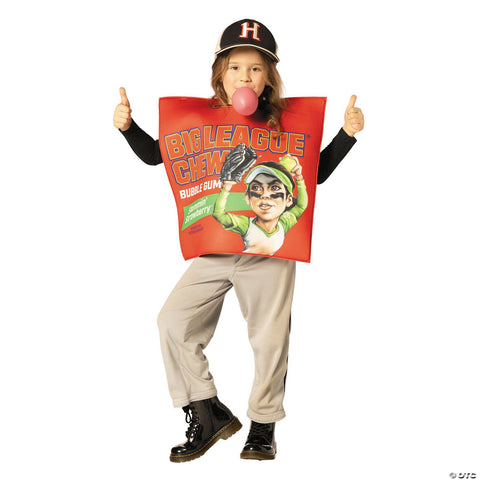 Kids Big League Chew® Slammin' Strawberry Gum Pouch Tunic Costume - 3-6
