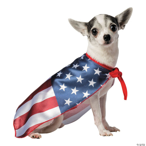USA Flag Cape Dog Costume
