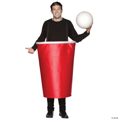 Red Beer Pong Cup Costume