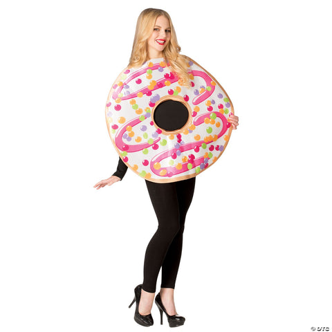 White Frosted Donut Costume