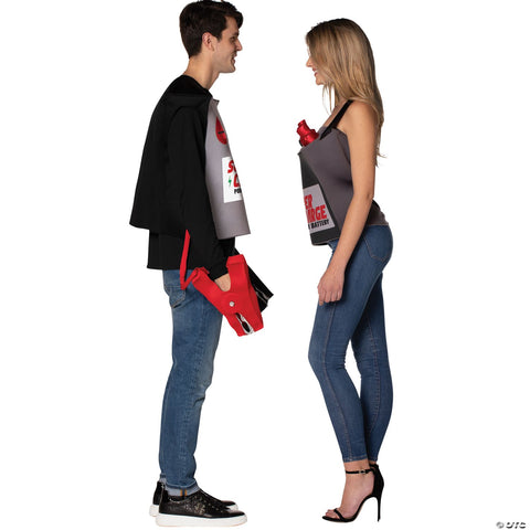 Battery & Jumper Cables Couple Costume - Adult