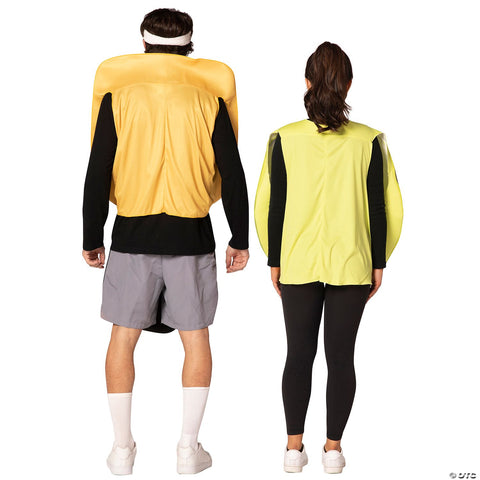 Pickle Ball Paddle/Ball Couple Costume - Adult