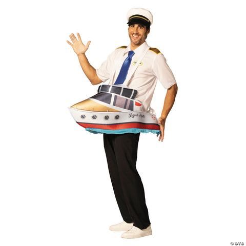 Adults Yacht Captain Tunic Costume - One Size