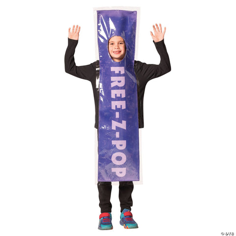 Kids Purple Free-Z-Pop Ice Costume - Medium 7-10