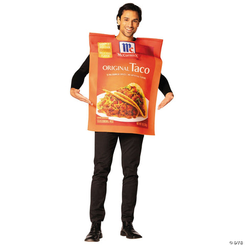Adults McCormick™ Taco Seasoning Packet Costume