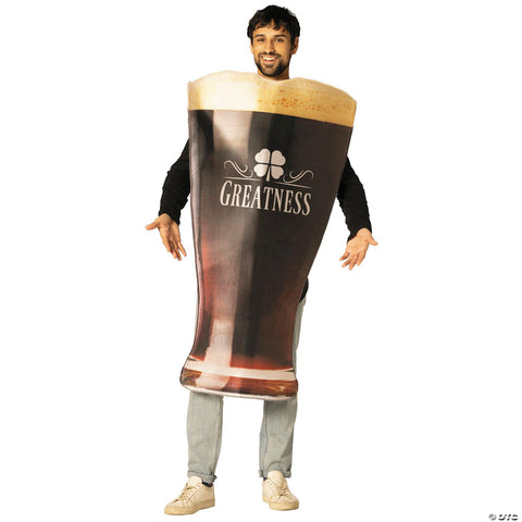 Adults Dark Beer Glass Tunic Costume - One Size