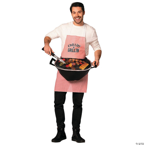 Adults Grill Master Apron with Grill Costume