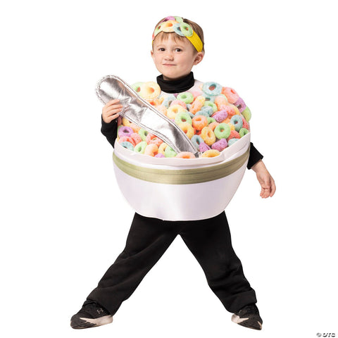 Kids Bowl of Cereal with Spoon Costume - Size 3-6