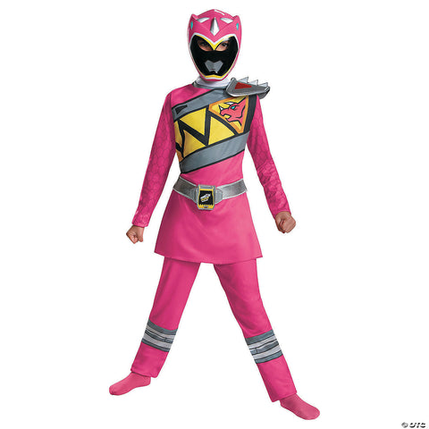 Girl's Pink Ranger Classic Costume - Dino Charge | Horror-Shop.com