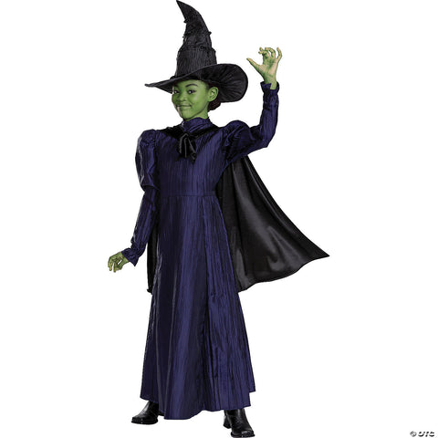 Girl’s Deluxe Wicked™ Elphaba Purple Dress Costume - Large 10-12 | Horror-Shop.com