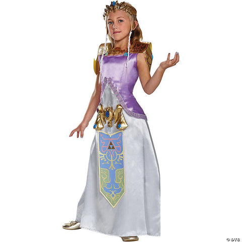 Girl's Zelda Deluxe Costume - The Legend of Zelda | Horror-Shop.com