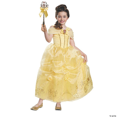 Girl's Belle Prestige Costume - Beauty & the Beast