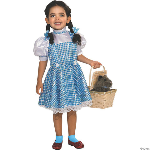 Girl's Sequin Dorothy Costume - Wizard of Oz | Horror-Shop.com