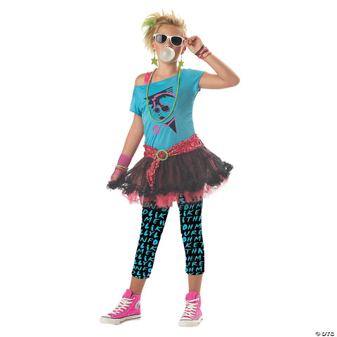 Girl's 80s Valley Girl Costume - Medium | Horror-Shop.com