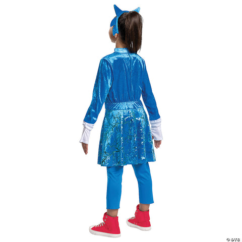Girl's Sonic Movie Costume - Large 10-12