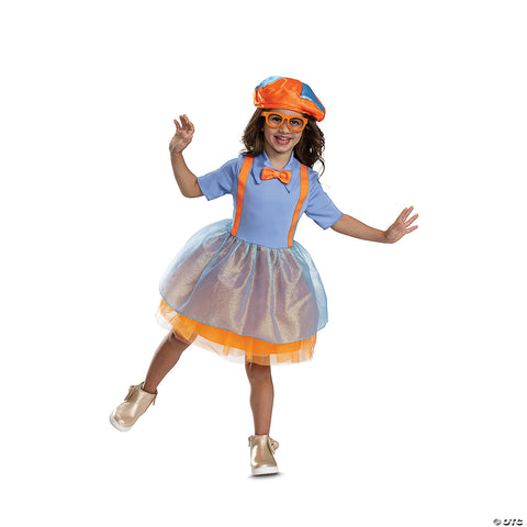 Girl's Toddler Classic Blippi Dress Costume - Large 4-6X | Horror-Shop.com
