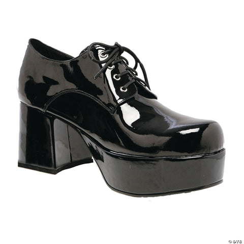 Men's Patent Leather Platform Shoe