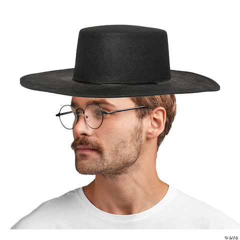 Hat Prairie Flat Brim Adult One Size | Horror-Shop.com