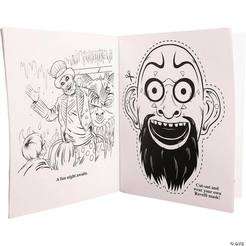 House of 1000 Corpses™ Adult Coloring Book | Horror-Shop.com