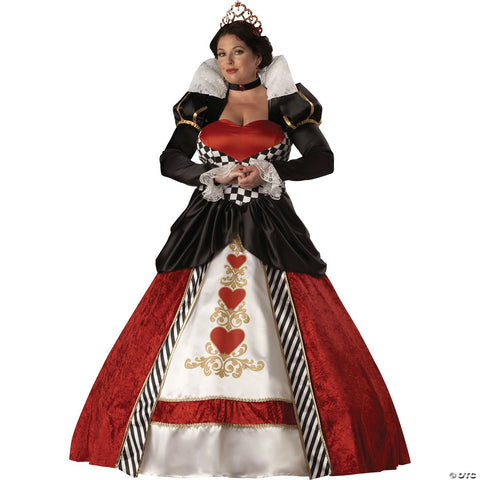 Women's Plus Size Queen Of Hearts Costume