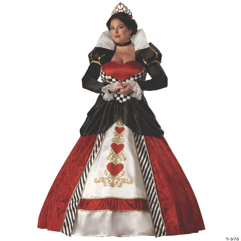 Women's Plus Size Queen Of Hearts Costume