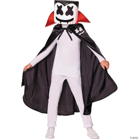 Kids Marshmello Vampire Costume - Medium 8-10