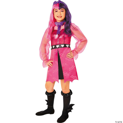 Kids Monster High™ Pink & Purple Draculaura Costume -  4-6