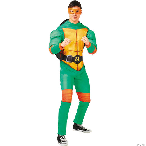 Adults Teenage Mutant Ninja Turtles™ Movie Michelangelo Jumpsuit Costume - Medium