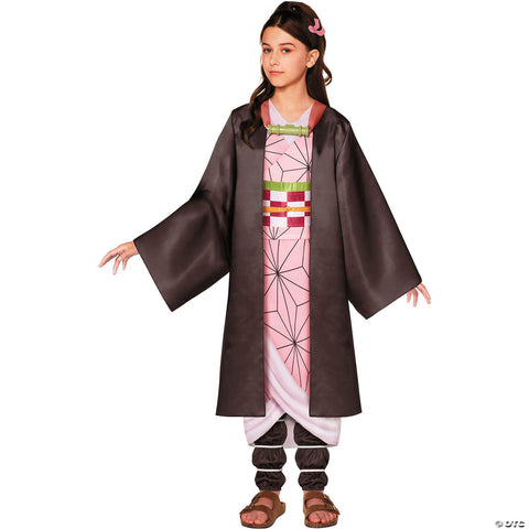 Kids Demon Slayer: Kimetsu no Yaiba™ Nezuko Kamado Kimono Dress Costume - Extra Large 14-16