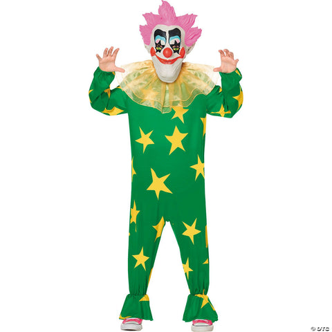 Kids Killer Klowns from Outer Space™ Spikey Jumpsuit Costume - Small 4-6