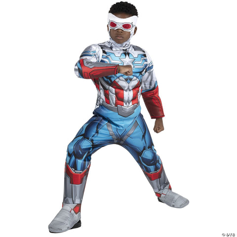 Capt. America Sam Wilson Child Qualux Costume