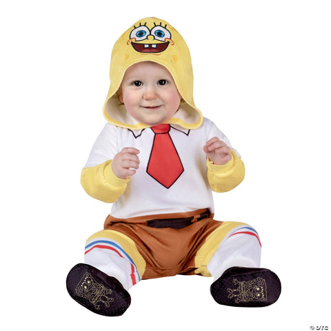 Baby Classic SpongeBob SquarePants™ SpongeBob Jumpsuit Costume - 6-12 Months