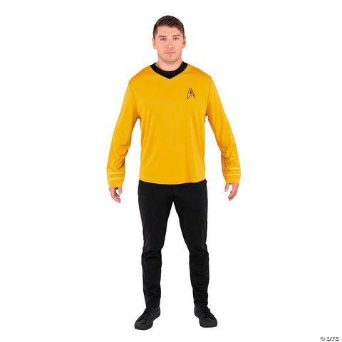 Adults Star Trek™ Captain Kirk Long Sleeve Costume Top - Medium