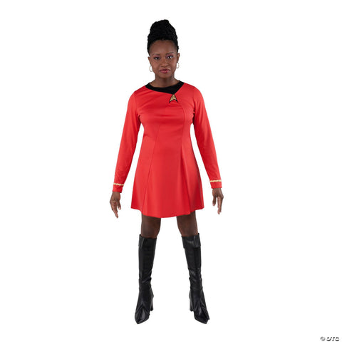 Adults Classic Star Trek™ Nyota Uhura Long Sleeve Dress Costume - Extra Small