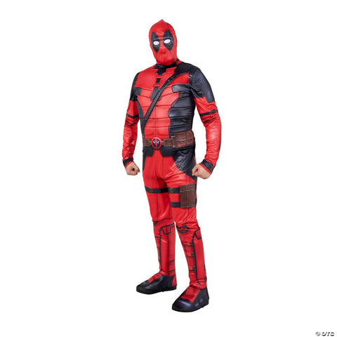 Adults Qualux Marvel Deadpool & Wolverine™ Deadpool Jumpsuit Costume - Extra Large