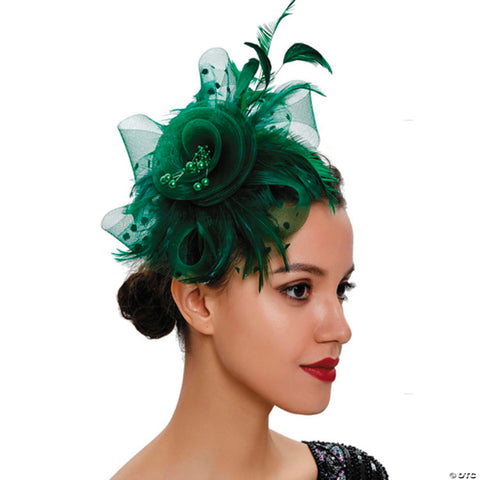 Adults Green Kentucky Derby Fascinator Hat