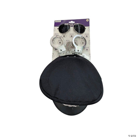 Adults Police Costume Accessory Kit - 4 Pc.