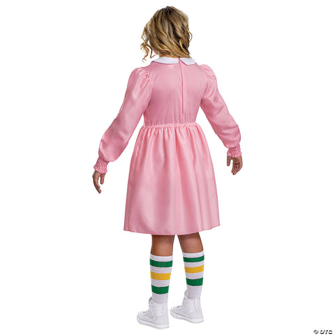 Kids Classic Stranger Things Eleven Pink Dress Costume - Large | Horror-Shop.com