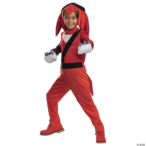 Kids Deluxe Sonic Prime Knuckles Costume - Large | Horror-Shop.com