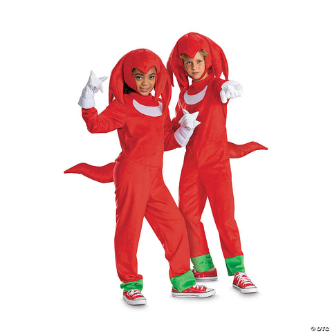 Kids Deluxe Sonic the Hedgehog 3™ Knuckles the Echidna Costume - Small -6 | Horror-Shop.com