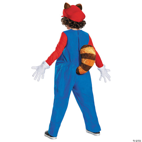 Kids Deluxe Super Mario Bros.™ Raccoon Costume - Large | Horror-Shop.com
