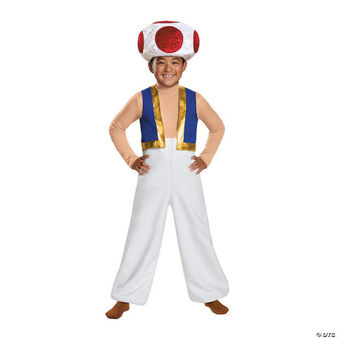 Boy's Toad Deluxe Costume - Super Mario Brothers