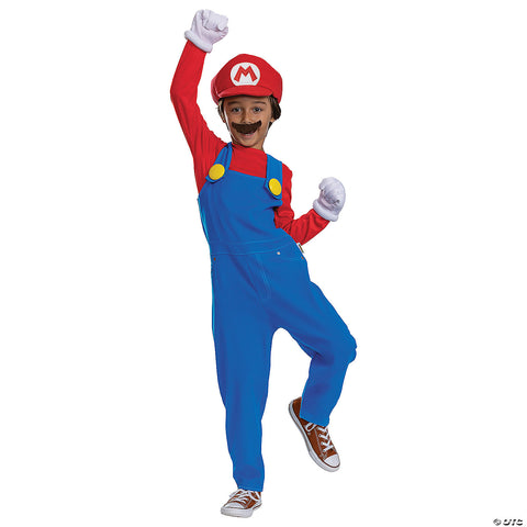 Kids Elevated Super Mario Bros.™ Mario Costume - Large | Horror-Shop.com