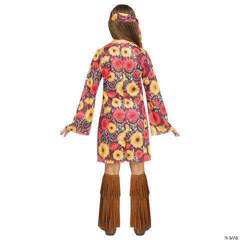 Kids Flower Power Hippie Costume Child - Large 12-14 | Horror-Shop.com