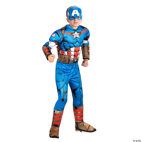 Capt. America Steve Rogers Child Qualux Costume | Horror-Shop.com