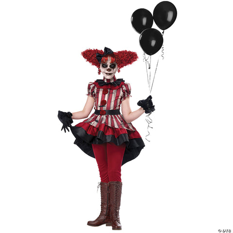 Kids Wicked Klown Costume Large 10-12 | Horror-Shop.com