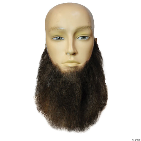 8-Inch Wavy Full Beard - Human Hair