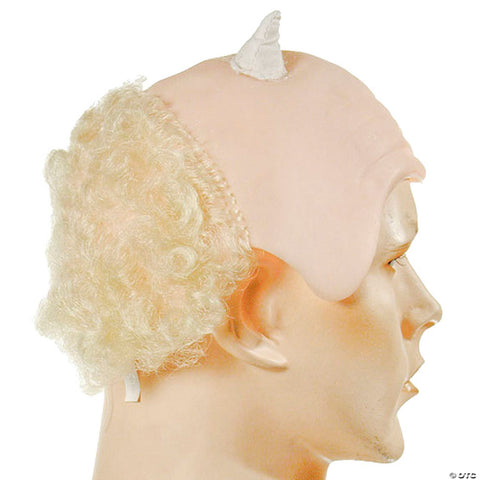 Bald & Horned Wig
